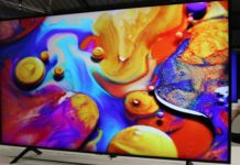 Samsung 75-palcový Q60R 4K HDR televizní přijímač kontroluje